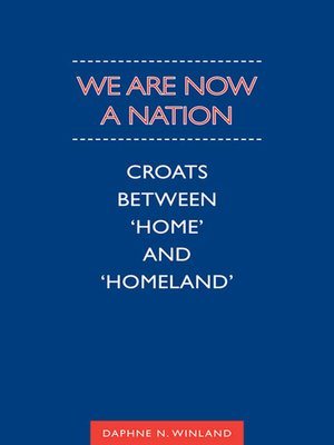 cover image of We Are Now a Nation